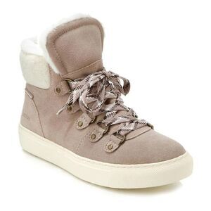 Jambu Dorchester Women's US 7 Taupe Suede Waterproof Ankle Snow Boots ZPO2369